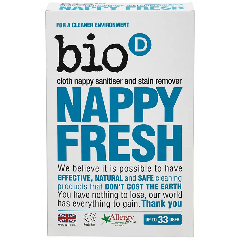 Bio-D Fragrance Free Nappy Fresh Powder 500G 2