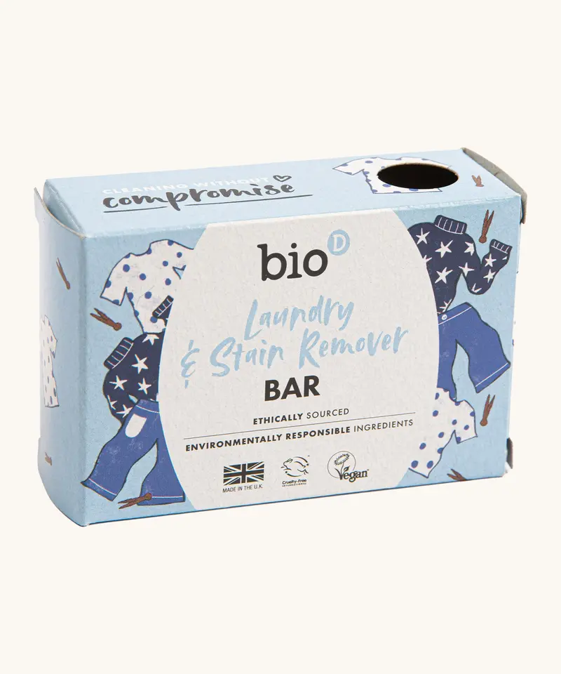 Bio-D Laundry & Stain Remover Bar 90G - Boxed 1