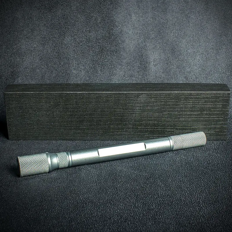 Black Titanium Cigar Drill Spike Nubber & Double Punch - Draw Enhancer Tool 1
