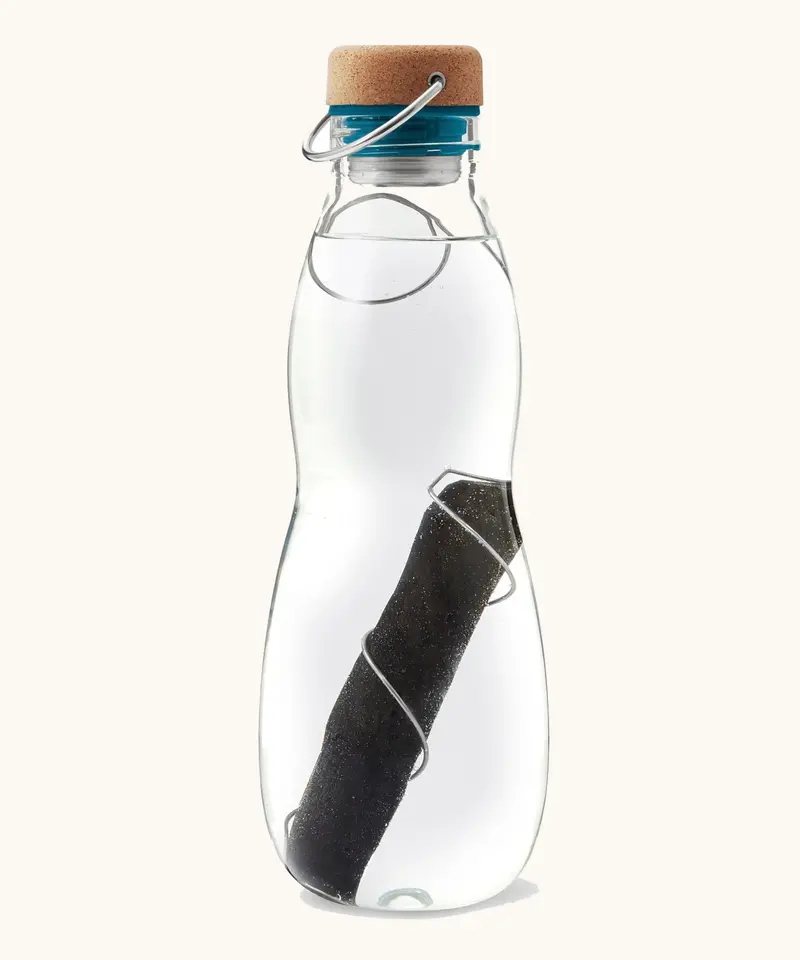Black+Blum Glass Water Bottle With Active Charcoal Filter & Coil 2