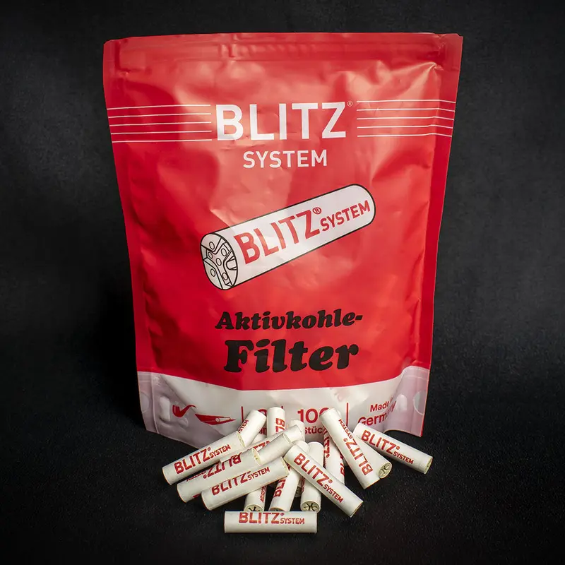Blitz 9Mm Pipe Filters - Bag Of 100 1