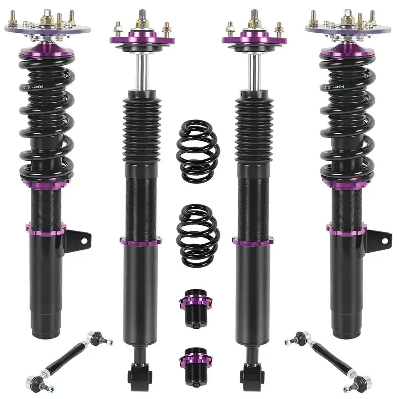 Bmw 3-Series E46 Coilovers For 1998-2005 318I/323I/325I/325Xi/325Ci/328I/328Ci/330I/330Xi - 4Pcs 1