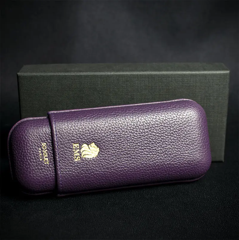 Bosquet Ems Leather Cigar Case (Limited Edition) Violet 2