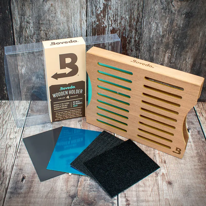 Boveda Standard Cedar Holder For Humidors - Holds 4 Packs 1