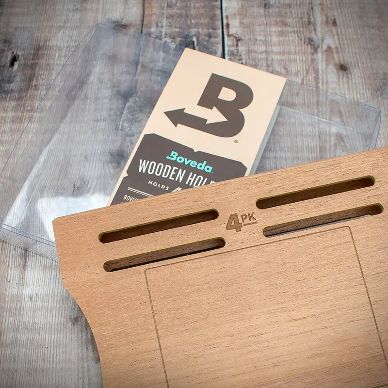 Boveda Standard Cedar Holder For Humidors - Holds 4 Packs 2