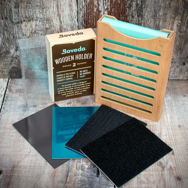 Boveda Standard Stacked Cedar Holder For Humidors - Holds 2 Packs 1