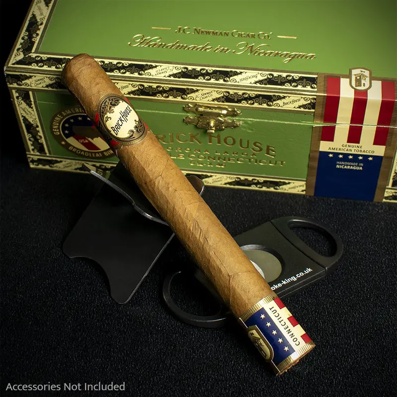 Brick House Double Connecticut Nicaragua Corona Larga Cigars - Box Of 25 2