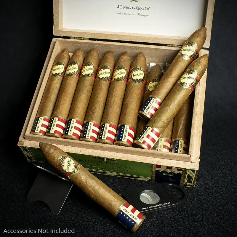 Brick House Double Connecticut Nicaragua Short Torpedo Cigars - Box Of 25 1
