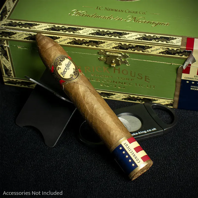 Brick House Double Connecticut Nicaragua Short Torpedo Cigars - Box Of 25 2