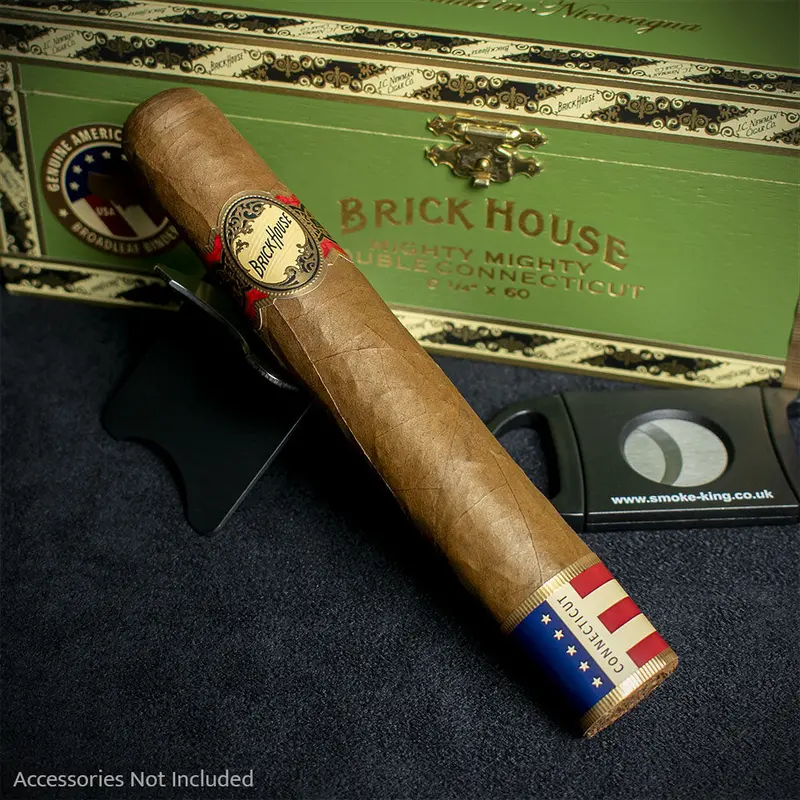 Brick House Mighty Mighty Double Connecticut Nicaragua Gordo Cigars - Box Of 25 2