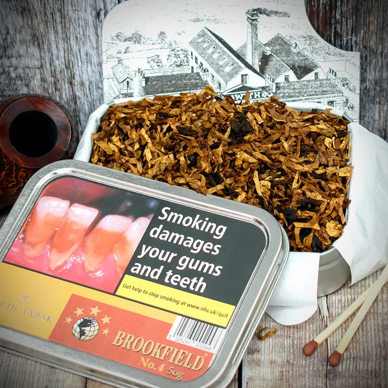 Brookfield No.4 Black Bourbon Pipe Tobacco - 10G Sample 1