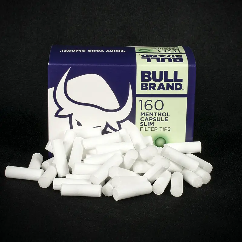 Bull Brand Menthol Capsule Slim Filter Tips - 160 Pack 1
