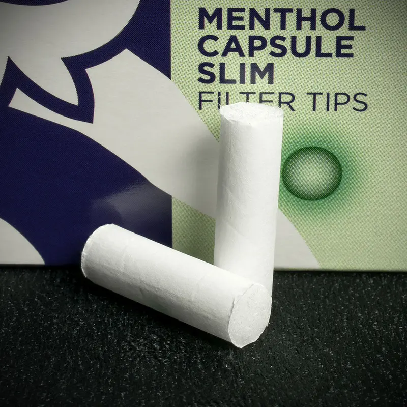 Bull Brand Menthol Capsule Slim Filter Tips - 160 Pack 2