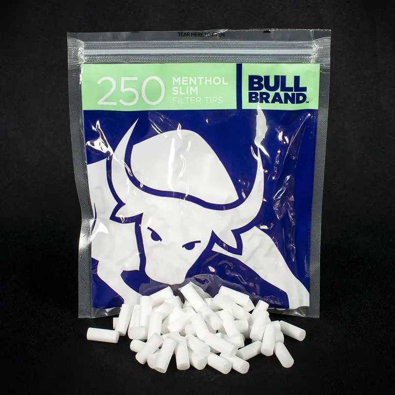 Bull Brand Menthol Filter Tips - 250 Pack 1
