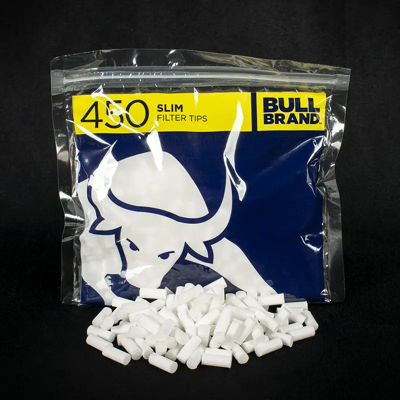 Bull Brand Slim Filter Tips - 450 Pack 1