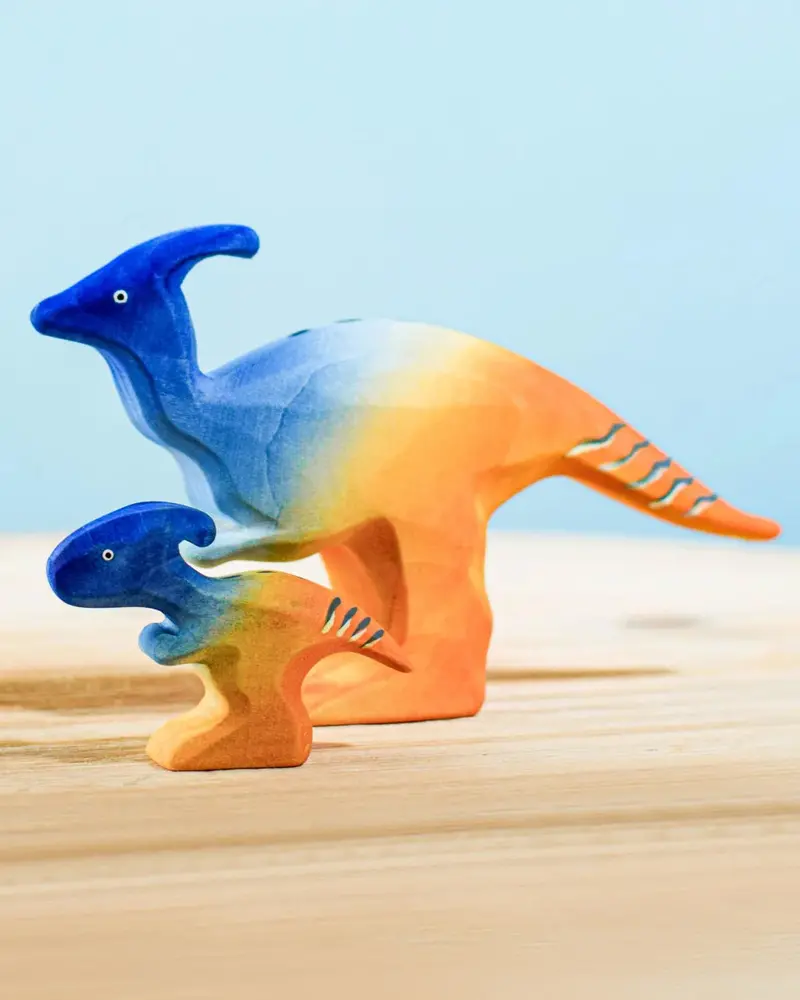 Bumbu Big Wooden Parasaurolophus Dinosaur 2