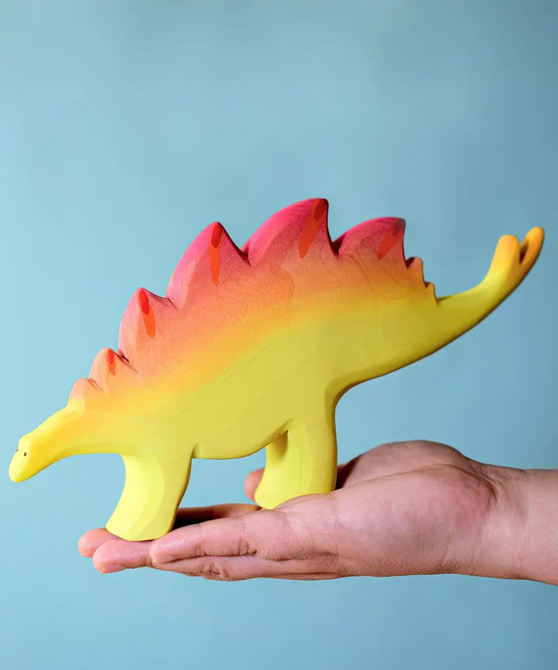 Bumbu Big Wooden Stegosaurus Dinosaur 2