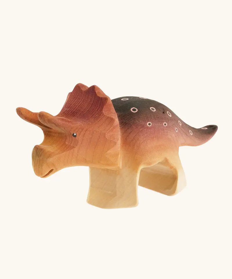 Bumbu Big Wooden Triceratops Dinosaur 1