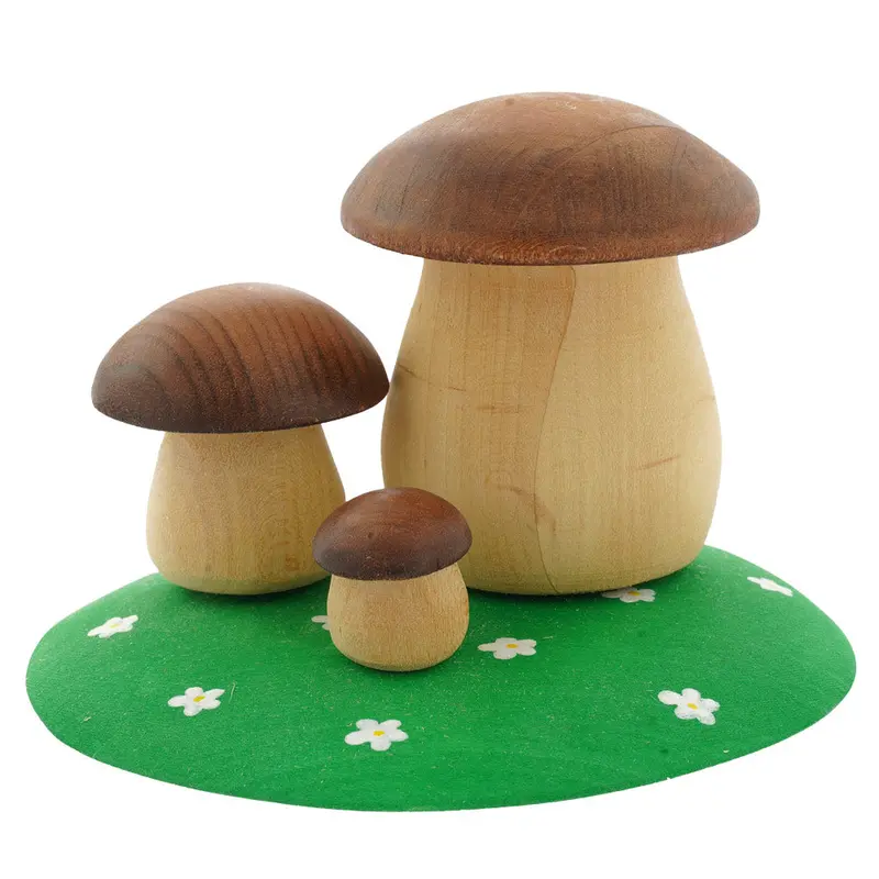 Bumbu Handmade Wooden Mushrooms 1