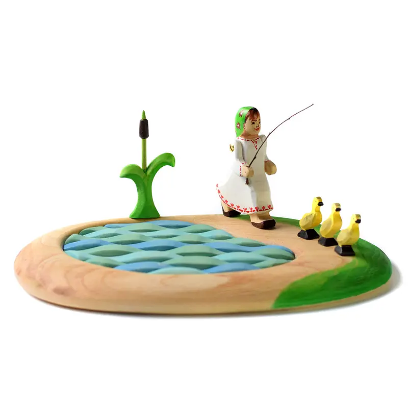 Bumbu Lake And Ducklings Slotting Puzzle 1