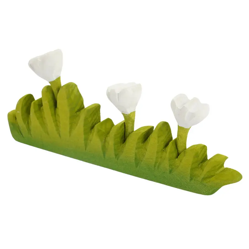 Bumbu Large Wooden Grass With White Flower 1