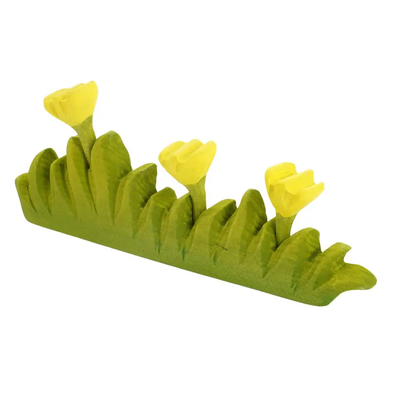 Bumbu Large Wooden Grass With Yellow Flower 1