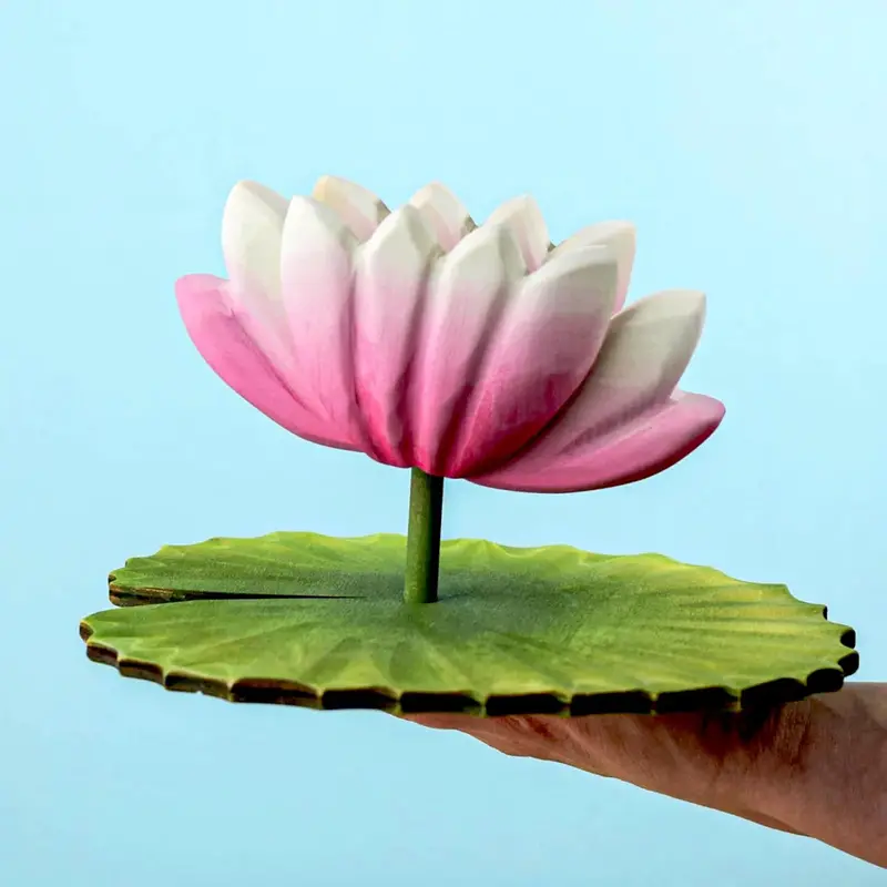 Bumbu Large Wooden Lotus Flower 2