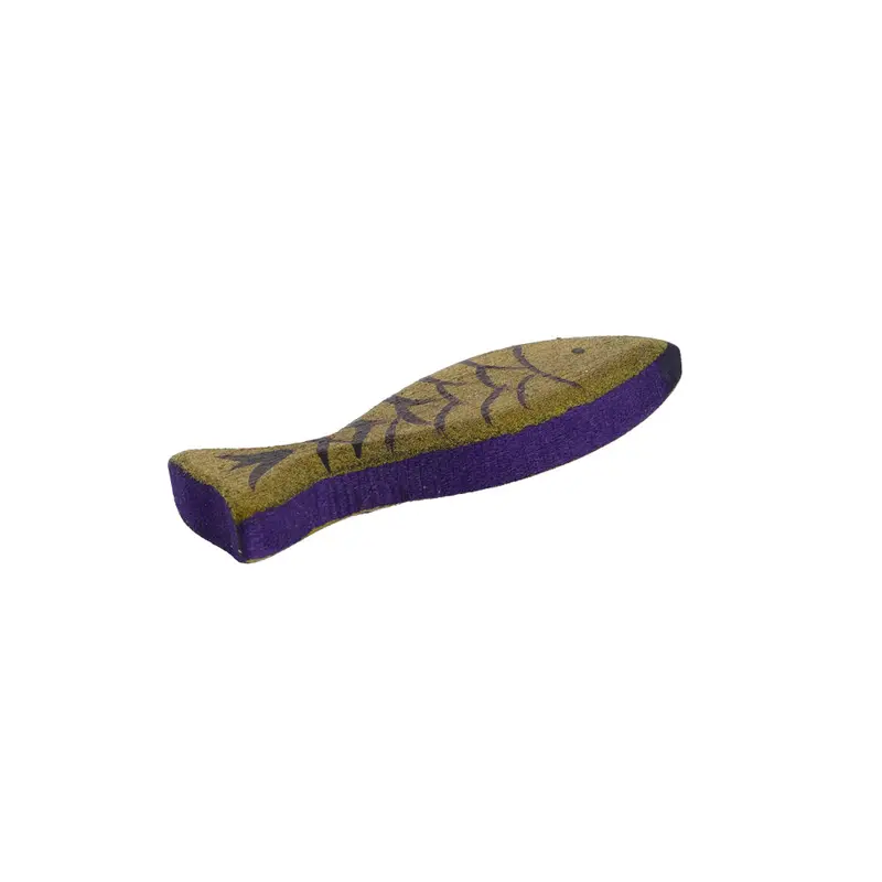 Bumbu Miniature Wooden Purple Trout Fish 2