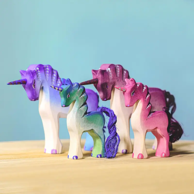 Bumbu Purple Wooden Unicorn 2