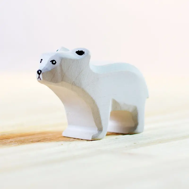 Bumbu Small Standing Wooden Polar Bear 2