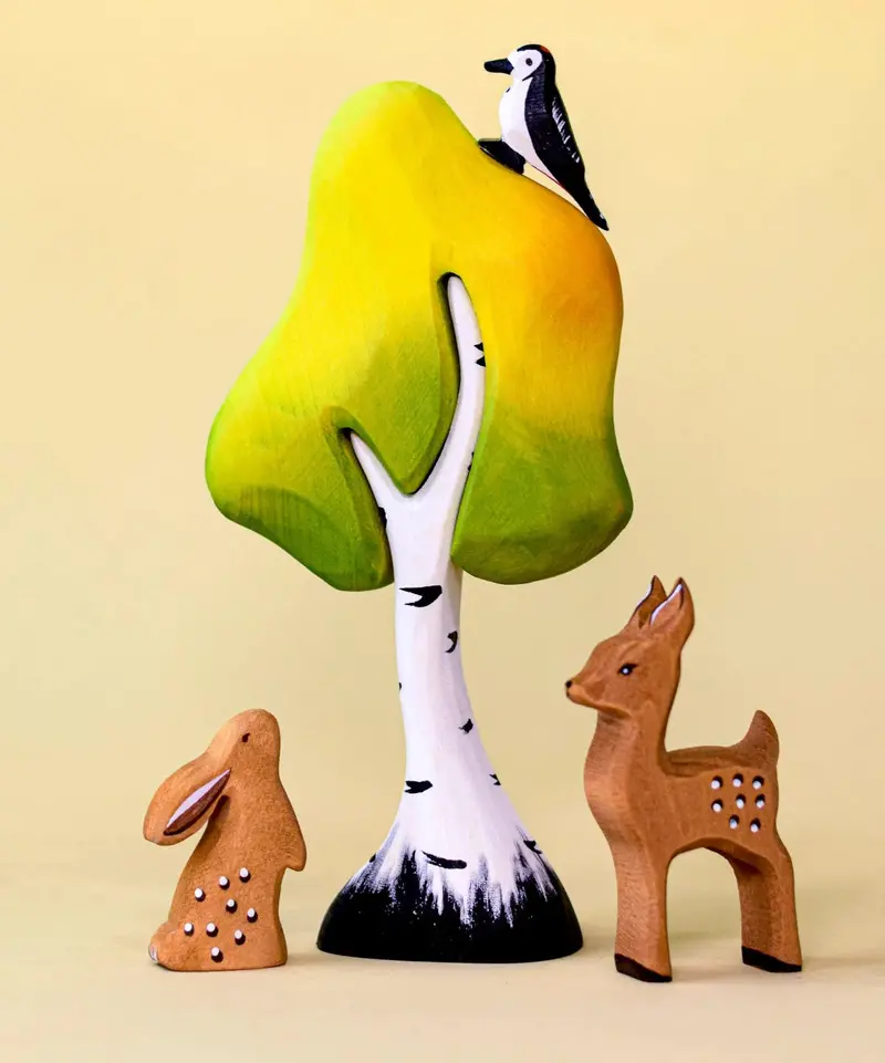 Bumbu Small Wooden Birch Tree 2