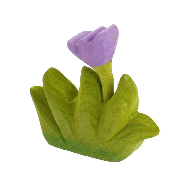 Bumbu Small Wooden Grass With Lilac Flower 1