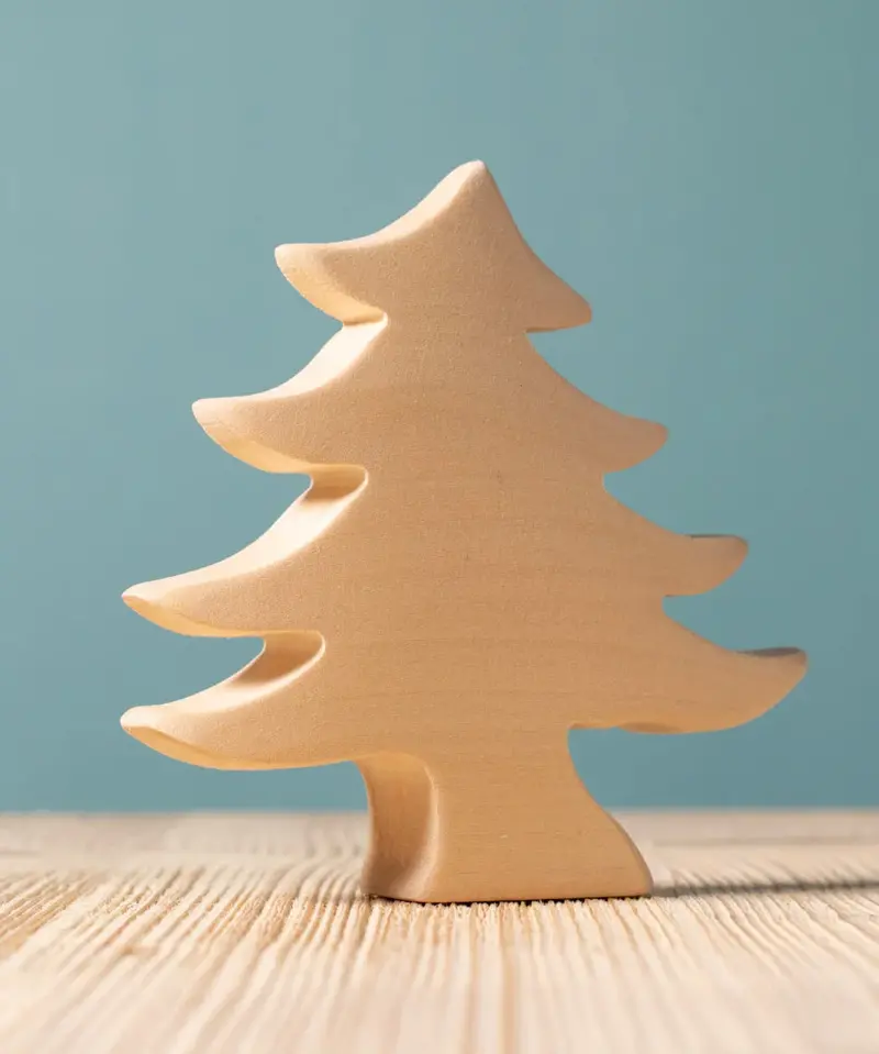 Bumbu Toys Small Spruce Tree - Paint Your Own 1
