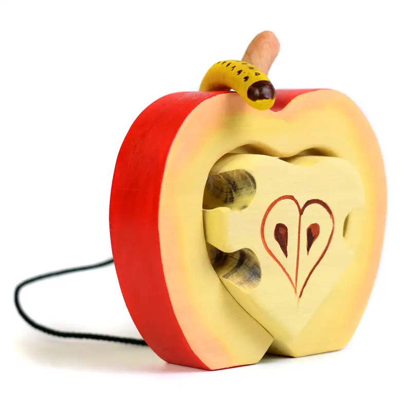 Bumbu Wooden Apple With Worm 1