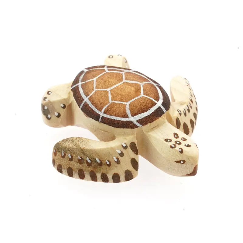Bumbu Wooden Baby Turtle - Brown 1