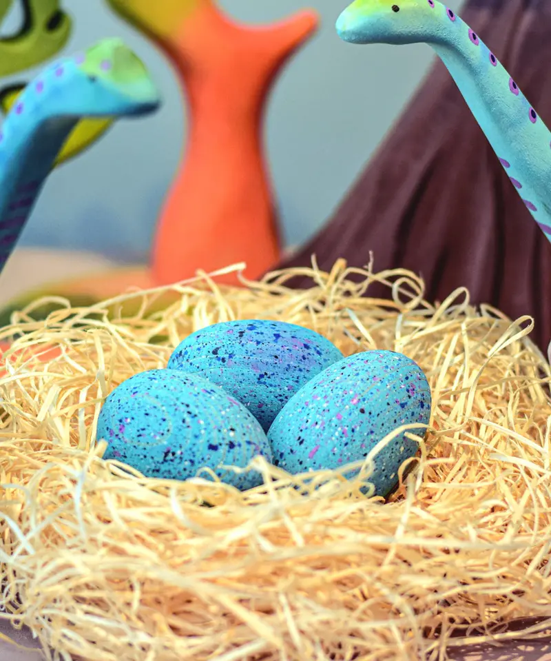 Bumbu Wooden Brontosaurus Dinosaur Eggs 2