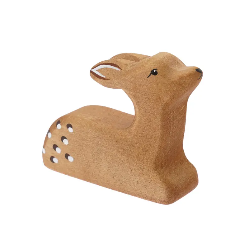 Bumbu Wooden Brown Resting Fawn 1
