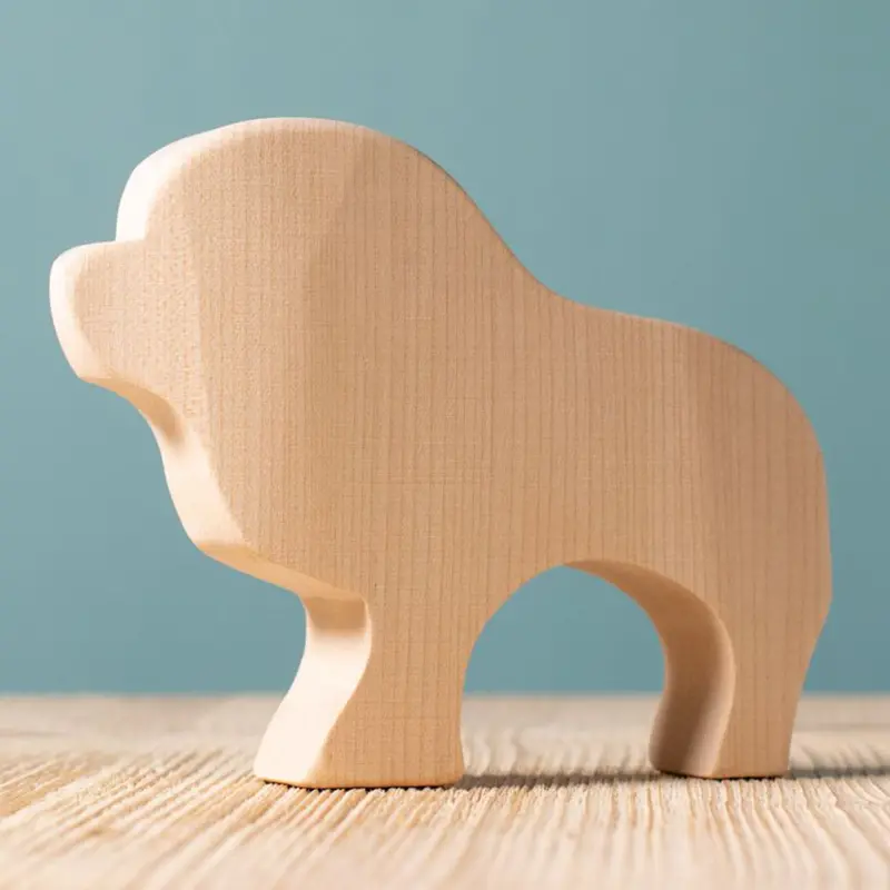 Bumbu Wooden Lion - Paint Your Own 1