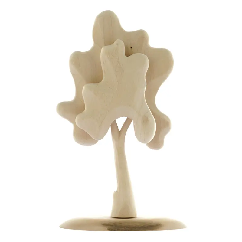 Bumbu Wooden Medium Birch Tree - Paint Your Own 1