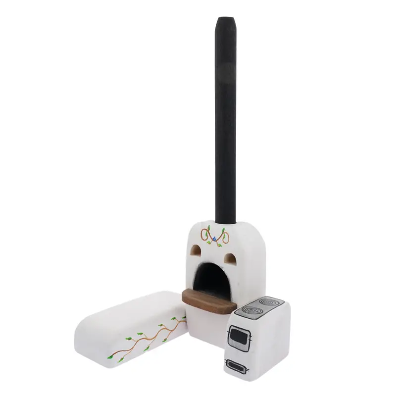 Bumbu Wooden Oven, Stove And Bench Toy Set 1
