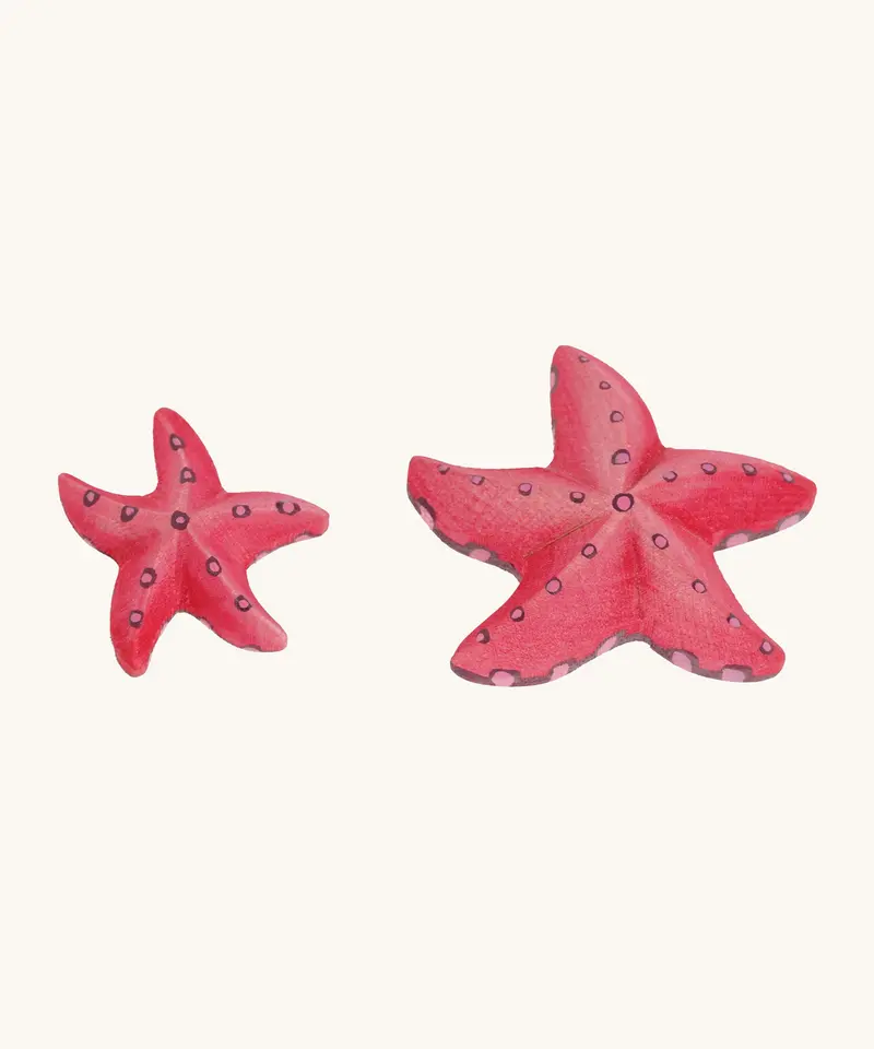 Bumbu Wooden Red Starfish Set 1