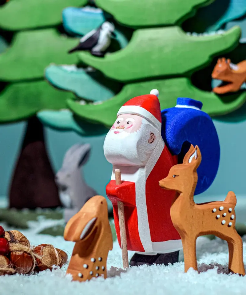Bumbu Wooden Santa Claus 2
