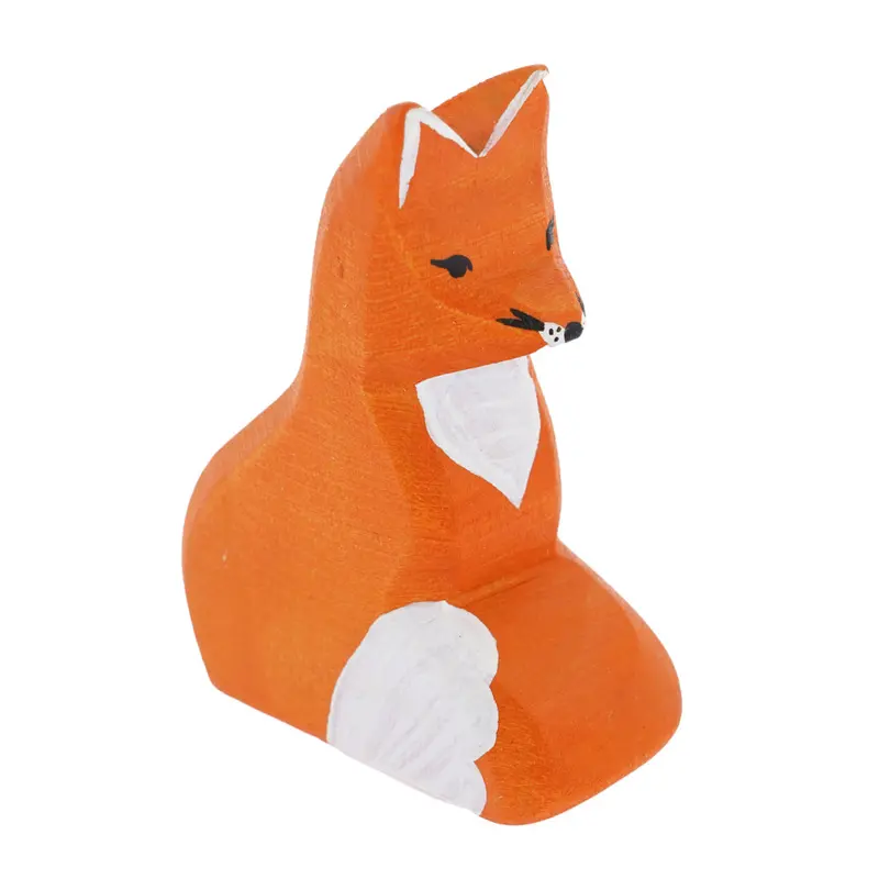 Bumbu Wooden Sitting Fox 1