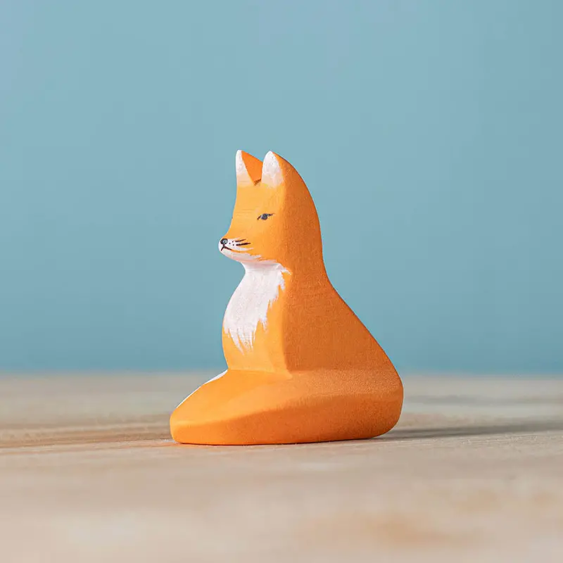Bumbu Wooden Sitting Fox 2