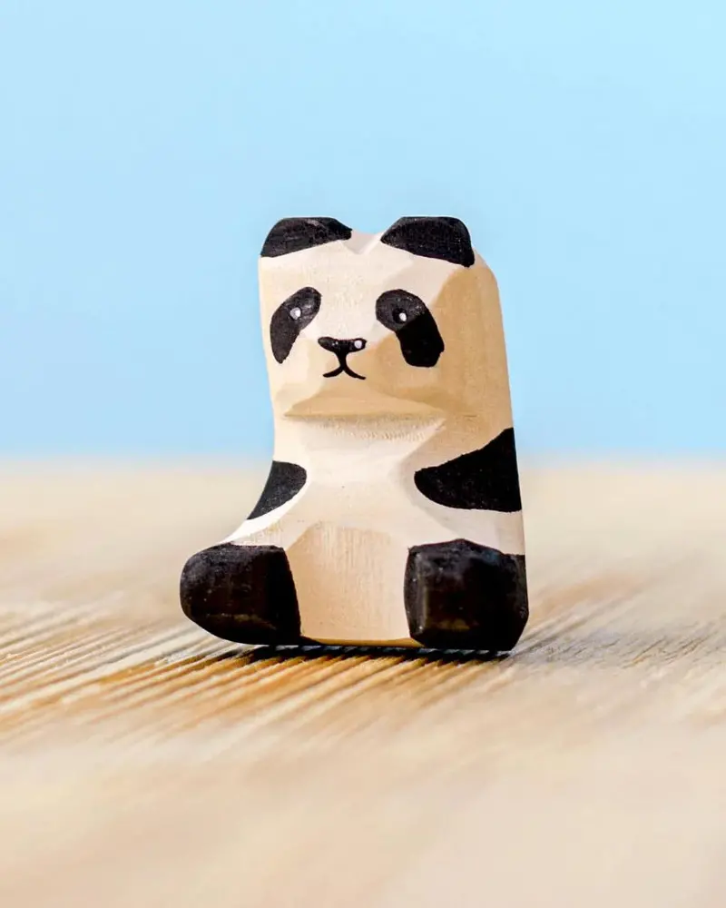 Bumbu Wooden Sitting Panda Cub 1