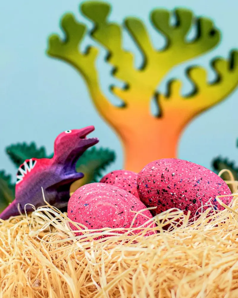 Bumbu Wooden Spinosaurus Dinosaur Eggs 2