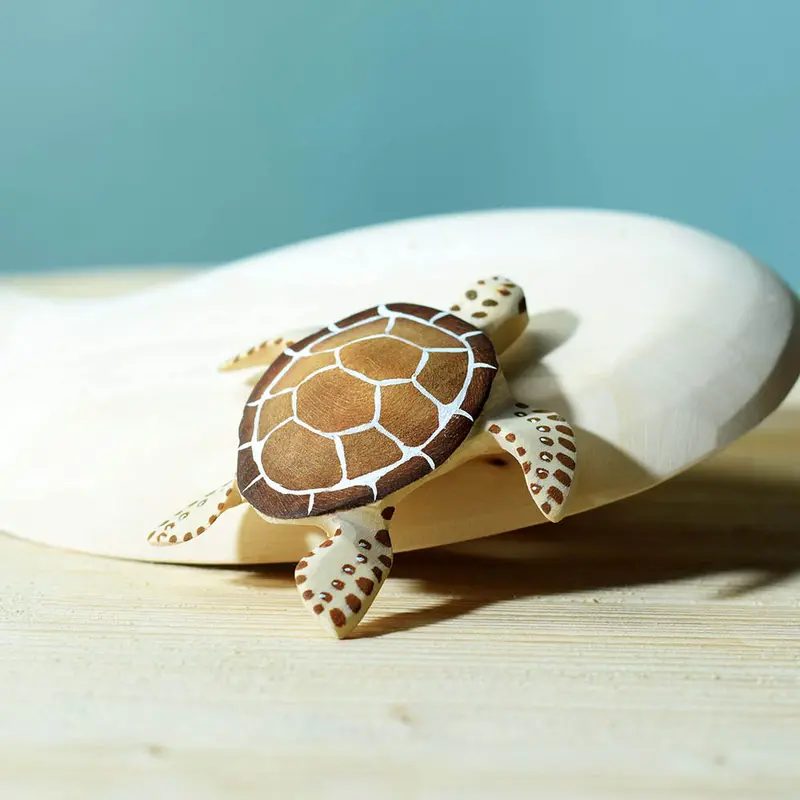 Bumbu Wooden Turtle - Brown 2