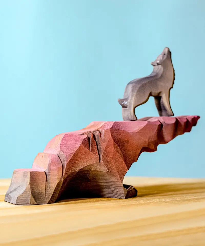 Bumbu Wooden Wolf Howling Stone 2