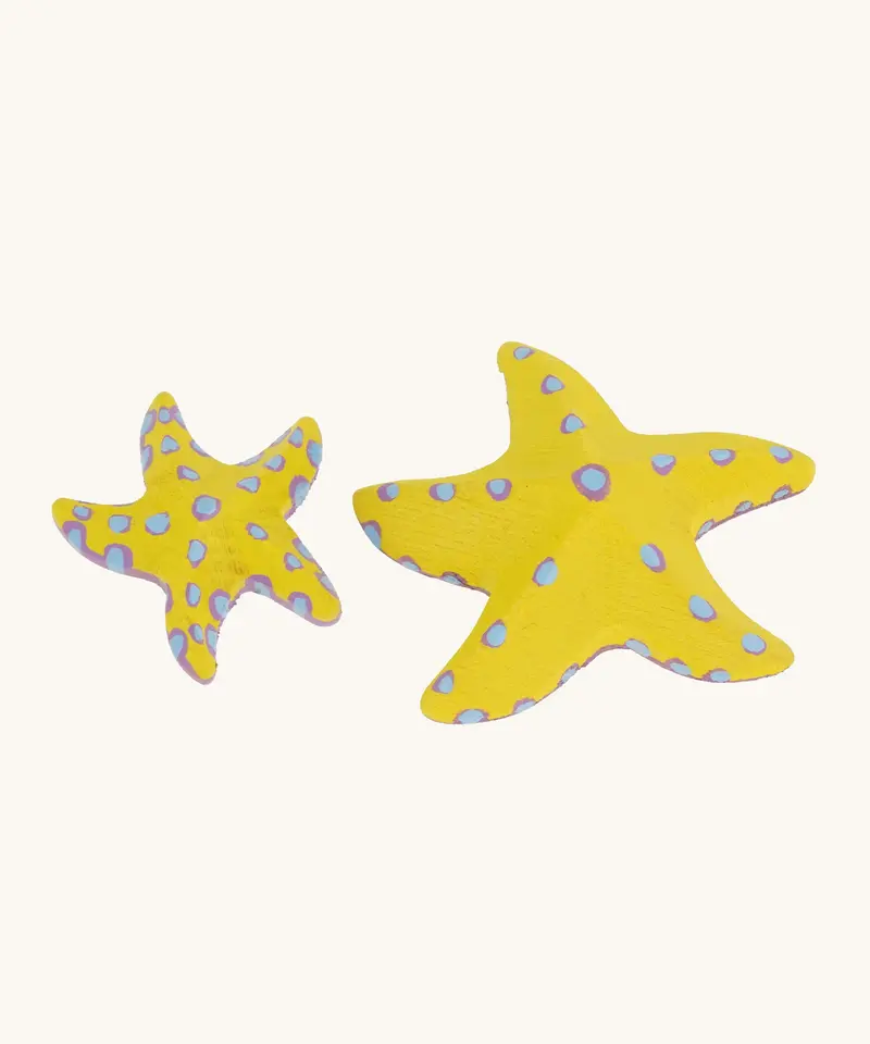 Bumbu Wooden Yellow Starfish Set 1
