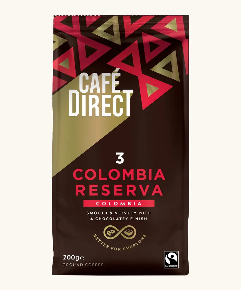 Cafedirect Columbia Reserva Ground Coffee 200G 1